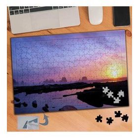 963 Doğan Güneş Ve deniz Manzarası 240 Parça Puzzle Yapboz Tablo
