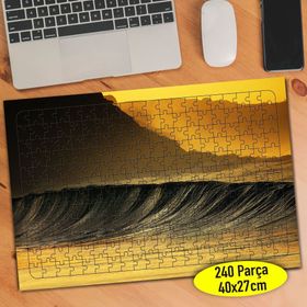 96311012 Sararmış Gökyüzü Dalgalı Deniz 240 Parça Puzzle Yapboz