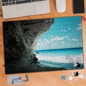 964 mavi deniz Manzarası 240 Parça Puzzle Yapboz Tablo