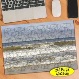 96716466 Dalgalı Deniz Manzarası 240 Parça Puzzle Yapboz