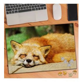 967657 Uyuyan Kızıl Tilki 240 Parça Puzzle Yapboz