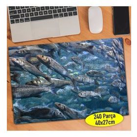 96803284 Denizde Yüzen Balık Sürüsü 240 Parça Puzzle Yapboz