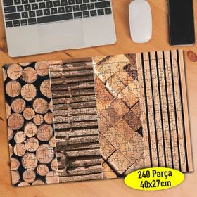 96988193 Odun Desen Çeşitleri 240 Parça Puzzle Yapboz