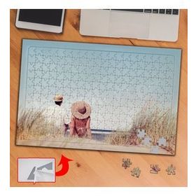 97 Deniz Kenarı Çift Gökyüzü 240 Parça Puzzle Yapboz Tablo