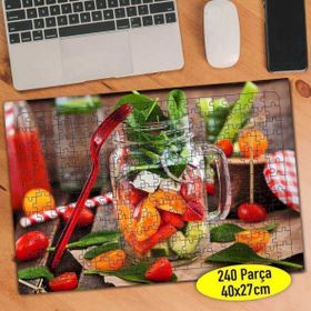 970772 Meyve Kavanozu Gıda Yiyecek 240 Parça Puzzle Yapboz