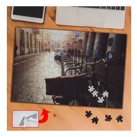 970990 Bisiklet Park Yeri Şehir 240 Parça Puzzle Yapboz Tablo