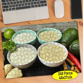 972298 Avakado Tarçın Biber Mutfak 240 Parça Puzzle Yapboz