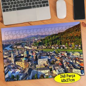 97317233 Ukrayna Şehir Manzarası 240 Parça Puzzle Yapboz