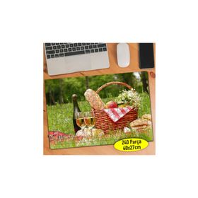 97367226 Çiçekli Piknik Sepeti 240 Parça Puzzle Yapboz