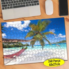 97449977 Mavi Deniz ve Gökyüzü Manzarası 240 Parça Puzzle Yapboz