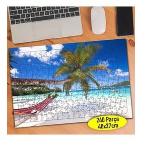 97449977 Mavi Deniz ve Gökyüzü Manzarası 240 Parça Puzzle Yapboz