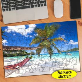 97449977 Mavi Deniz ve Gökyüzü Manzarası 240 Parça Puzzle Yapboz