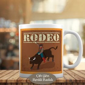 97580 Rodeo Sporu, Hayvan Üstündeki İnsan Kupa Bardak