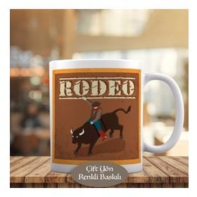 97580 Rodeo Sporu, Hayvan Üstündeki İnsan Kupa Bardak