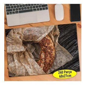 97675090 Gevrek Susamlı Simit Yiyecek 240 Parça Puzzle Yapboz