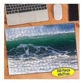 97677482 Köpüklü Deniz Manzara Doğa 240 Parça Puzzle Yapboz