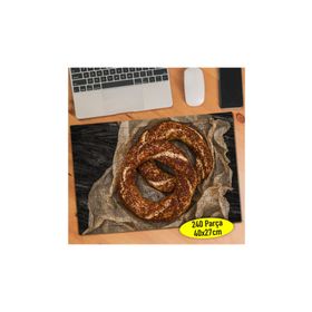 97754338 Gevrek Susamlı Simit Yiyecek 240 Parça Puzzle Yapboz