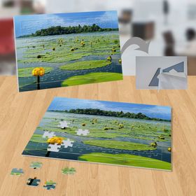 9775918 Kurbağa Yeşilliği Göl Doğa 99 Parça Puzzle Yapboz