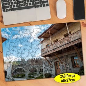 9833 Gürcistan Rabati Kalesi Manzarası 240 Parça Puzzle Yapboz