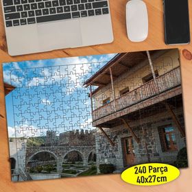 9833 Gürcistan Rabati Kalesi Manzarası 240 Parça Puzzle Yapboz