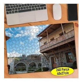 9833 Gürcistan Rabati Kalesi Manzarası 240 Parça Puzzle Yapboz