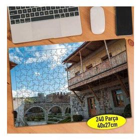 9833 Gürcistan Rabati Kalesi Manzarası 240 Parça Puzzle Yapboz