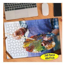 98561112 Tuval Resmi Sanatkar Eller 240 Parça Puzzle Yapboz