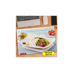 98566792 Dürüm Wrap Restaurant Yiyecek 240 Parça Puzzle Yapboz