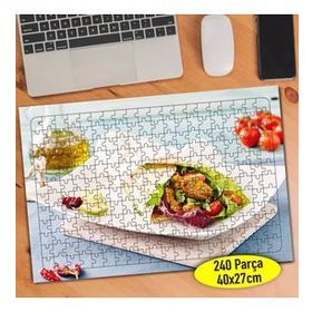 98566792 Dürüm Wrap Restaurant Yiyecek 240 Parça Puzzle Yapboz