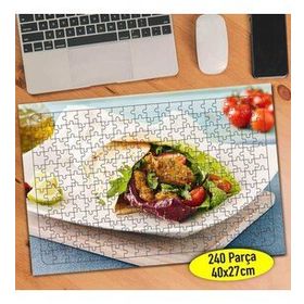 98566893 Dürüm Wrap Restaurant Yiyecek 240 Parça Puzzle Yapboz