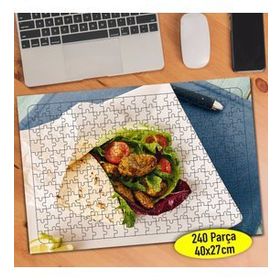 98567039 Dürüm Wrap Restaurant 240 Parça Puzzle Yapboz