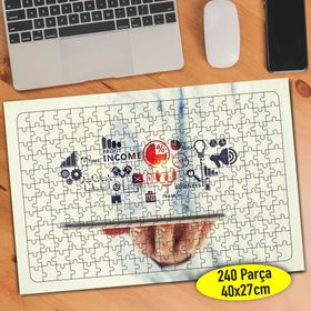 98721902 Sosyal Ağ Teknoloji Uzmanlığı 240 Parça Puzzle Yapboz