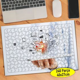 98722245 Sosyal Ağ Teknoloji Uzmanlığı 240 Parça Puzzle Yapboz