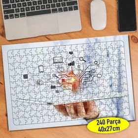 98722245 Sosyal Ağ Teknoloji Uzmanlığı 240 Parça Puzzle Yapboz