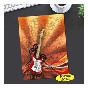 9896 Elektronik Gitar Müzisyen Sanatçı 240 Parça Puzzle Yapboz