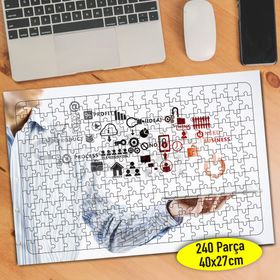 99222621 Kilit Block Zinciri 240 Parça Puzzle Yapboz