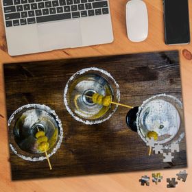 99303821 Zeytinli Martini Kokteyl 240 Parça Puzzle Yapboz