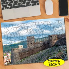 99775 Gürcistan Rabati Kalesi Manzarası 240 Parça Puzzle Yapboz