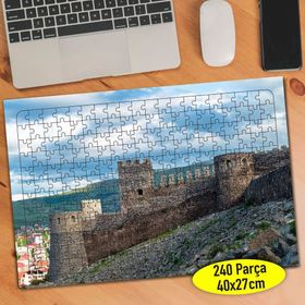 99775 Gürcistan Rabati Kalesi Manzarası 240 Parça Puzzle Yapboz