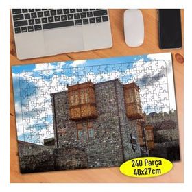 99782 Gürcistan Rabati Kalesi Manzarası 240 Parça Puzzle Yapboz