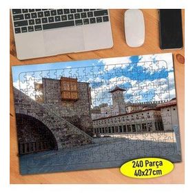 99784 Gürcistan Rabati Kalesi Manzarası 240 Parça Puzzle Yapboz