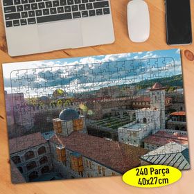 99800 Gürcistan Rabati Kalesi Manzarası 240 Parça Puzzle Yapboz