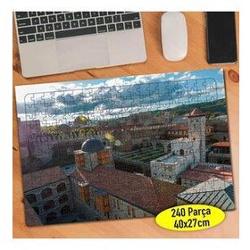 99800 Gürcistan Rabati Kalesi Manzarası 240 Parça Puzzle Yapboz