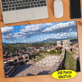99806 Gürcistan Rabati Kalesi Manzarası 240 Parça Puzzle Yapboz