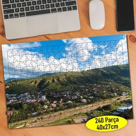 99811 Gürcistan Rabati Kalesi Manzarası 240 Parça Puzzle Yapboz