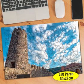 99813 Gürcistan Rabati Kalesi Manzarası 240 Parça Puzzle Yapboz