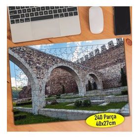 99839 Gürcistan Rabati Kalesi Manzarası 240 Parça Puzzle Yapboz