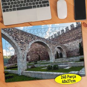99839 Gürcistan Rabati Kalesi Manzarası 240 Parça Puzzle Yapboz