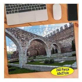 99839 Gürcistan Rabati Kalesi Manzarası 240 Parça Puzzle Yapboz