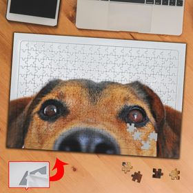 9C5B Yarım Görünen Köpekcik 240 Parça Puzzle Yapboz Tablo